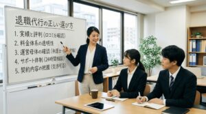 退職代行の選び方7つのポイント