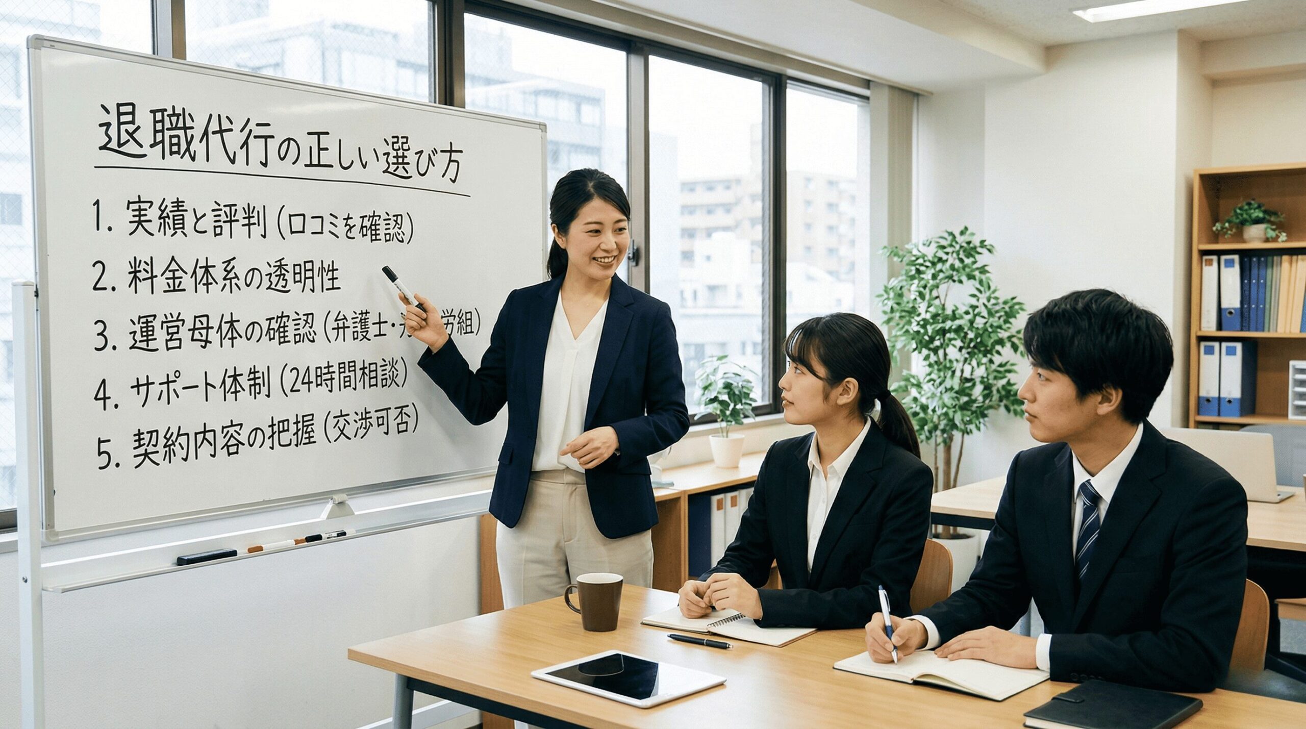 退職代行の選び方7つのポイント